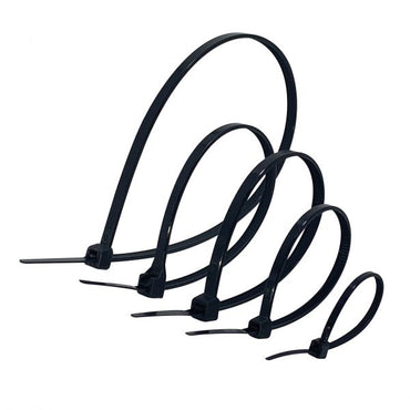 Cable Ties 370 x 7.6mm Black  Nylon