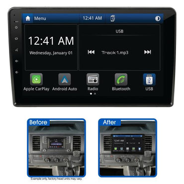 Aerpro AMVW6 10" Multimedia receiver to suit Volkswagen various models 2015-on - with factory mib-ii unit