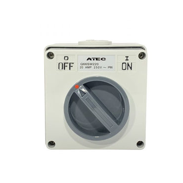 Industrial Switch 2 Pole 20A