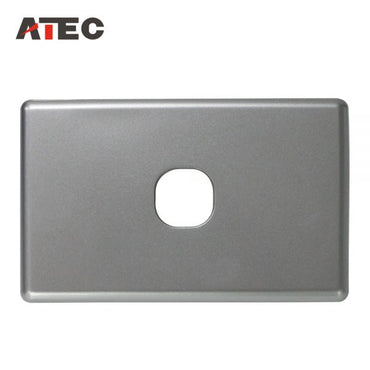 WS1C/SP Wall Switch 1 Gang Slim Series Silver Cover Frame