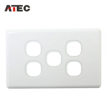 Wall Switch 5 Gang Slim Series Frame