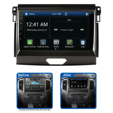 Aerpro AMFO4 9" Multimedia receiver to suit Ford ranger px3 2018-2019 - 4.2" display only