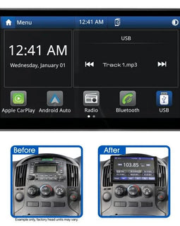Aerpro AMHY6 9" Multimedia receiver to suit Hyundai iload & imax 2008-2015