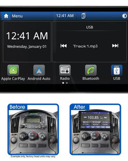 Aerpro AMHY7 9" Multimedia receiver to suit Hyundai iload & imax 2008-2010