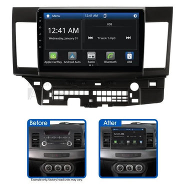 Aerpro AMMB24 10" Multimedia receiver to suit Mitsubishi lancer 2007-2013 - no swc