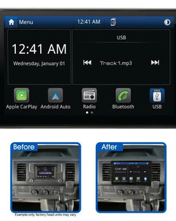 Aerpro AMVW5 10" Multimedia receiver to suit Volkswagen various models 2015-on - with factory mib-pq unit