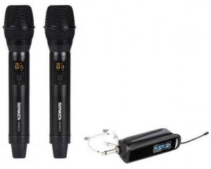Sonken 2CH Easy Plug In Wireless Microphone Kit